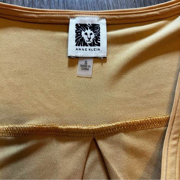 Anne Klein NWOT, Business Casual, Everyday, Layer Mustard Sleeveless Tank Top - Picture 4 of 9
